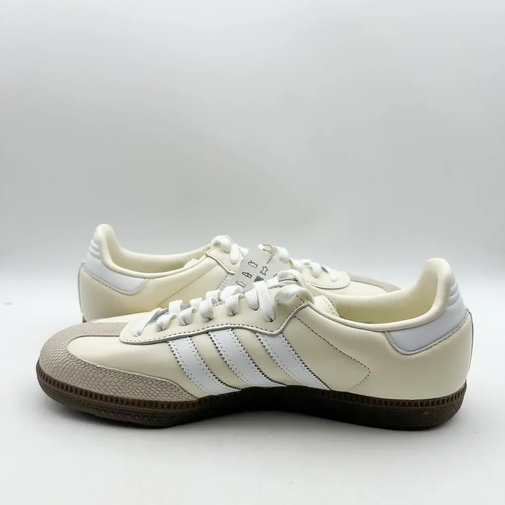 ADIDAS Womens Samba OG Wonder Alumina Sneakers Size 11 Off-White Tan NWT NWOB